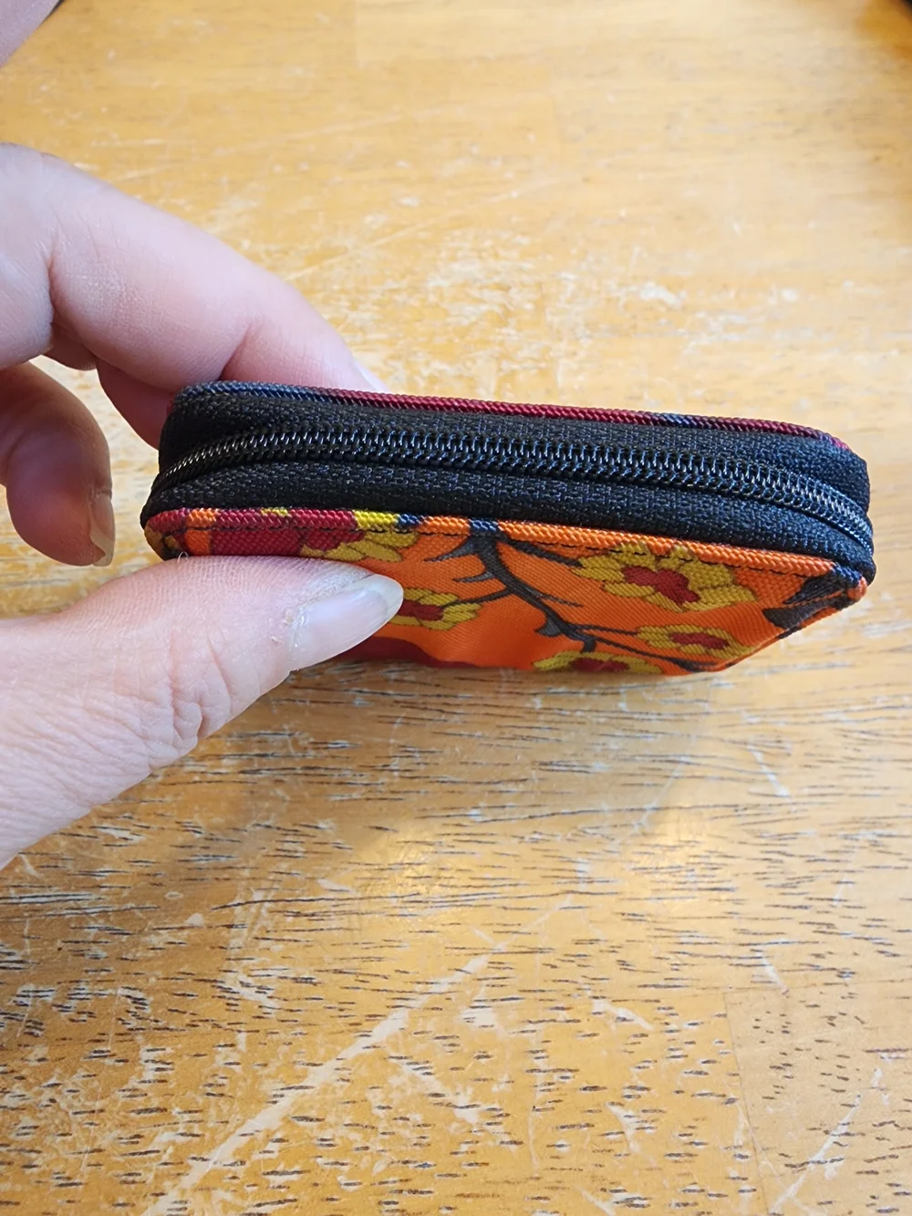 vintage Gucci floral nylon canvas coin pouch designed from Tom Ford Era